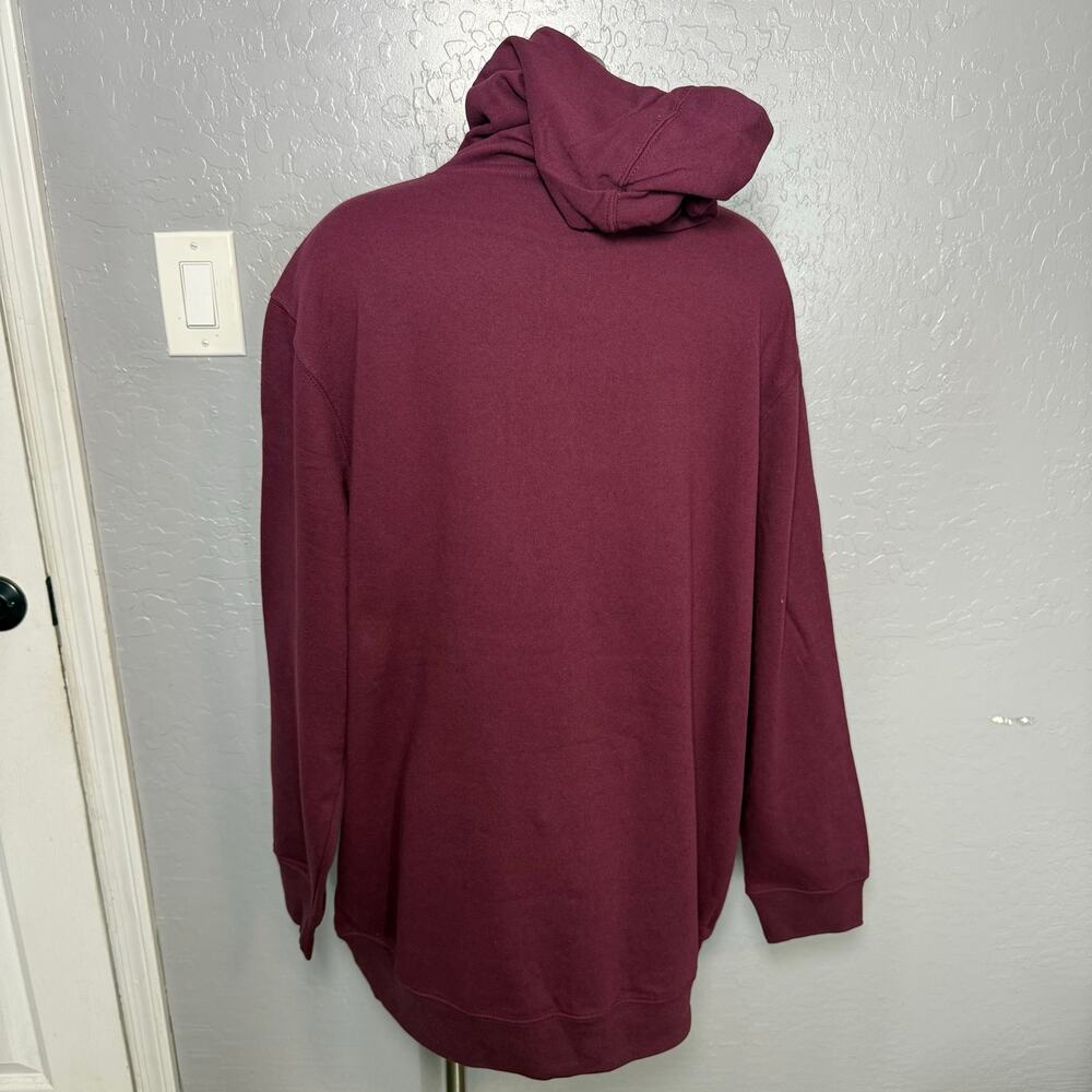 Colosseum Texas A&M Aggies Arch Logo Hoodie Mens 1XT Maroon Fleece Sweatshirt - Picture 4 of 7